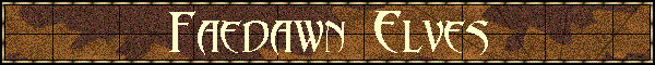 Faedawn Elves